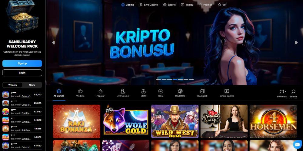 ŞanslıSaray Casino Online